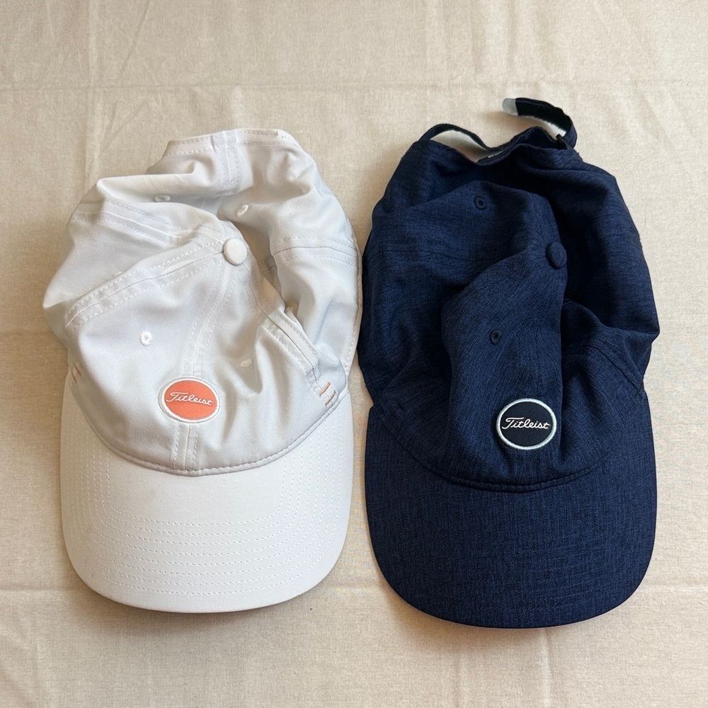 Titleist Kids' White and‎ Navy Hats
